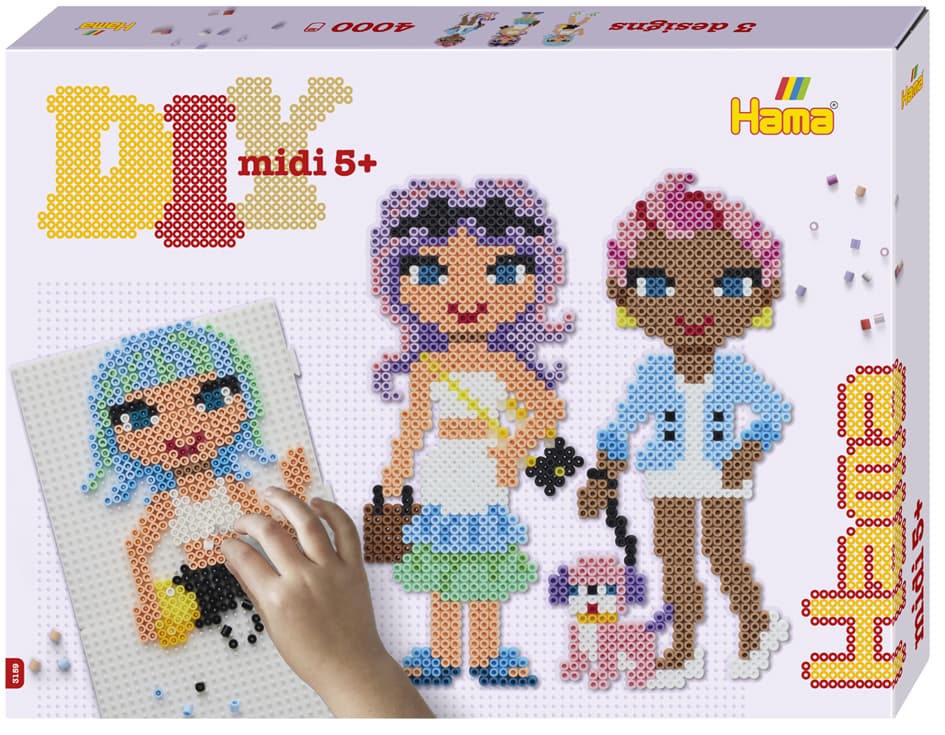 Hama Bügelperlen Midi , Fashion Girls, , Geschenkpackung