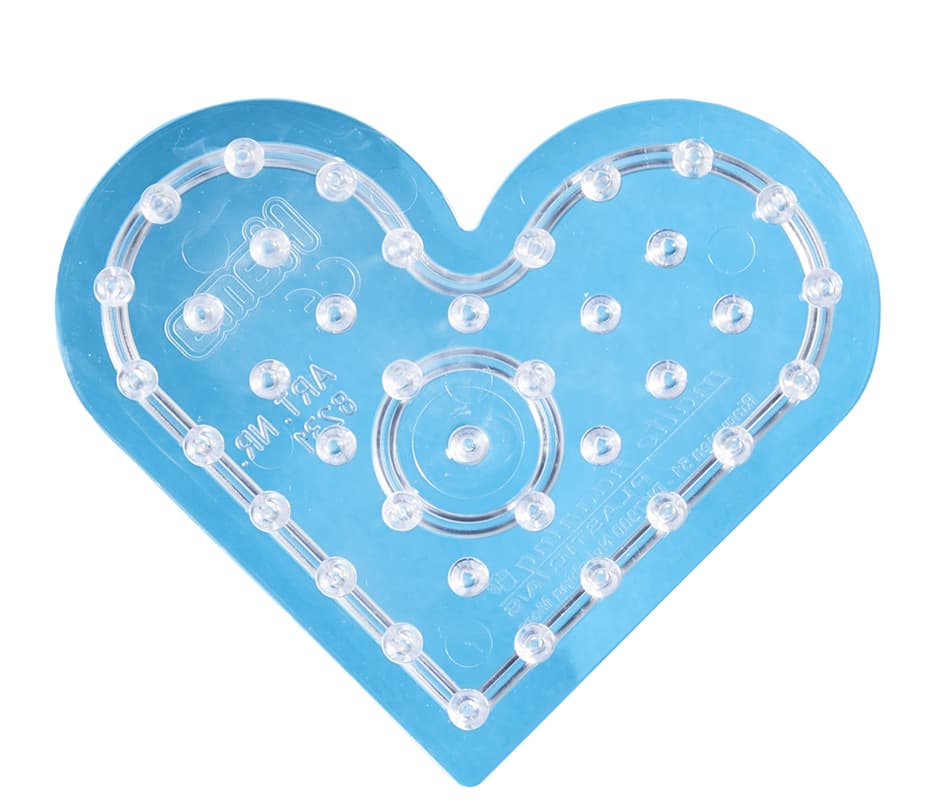 Hama Stiftplatte , Kleines Herz, , Transparent