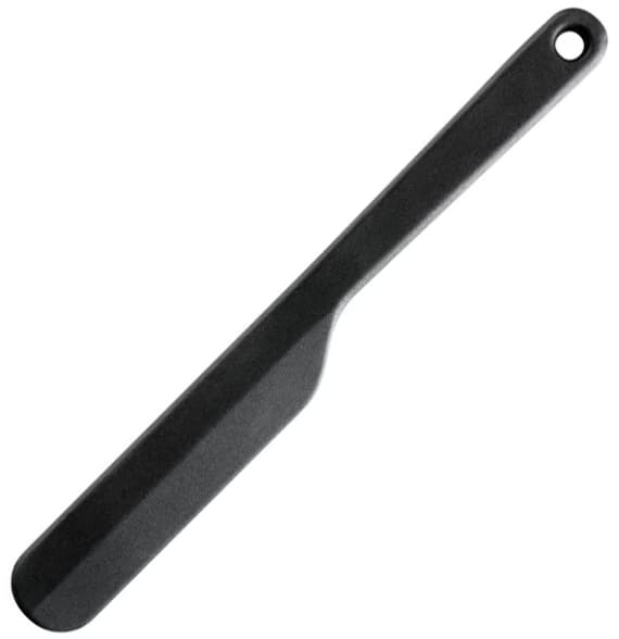 Gastro Max Silikonteigschaber, Schmal, (B)30 Mm, Schwarz