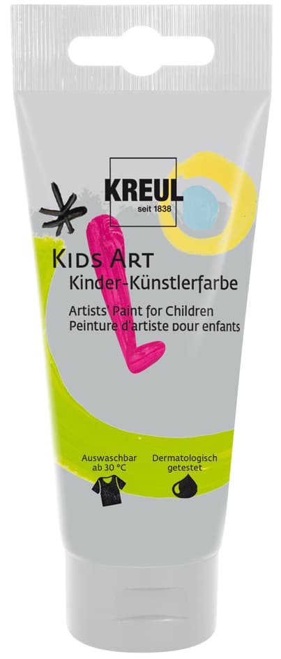 Kreul Kids Art Kinder-Künstlerfarbe, 75 Ml, Silber