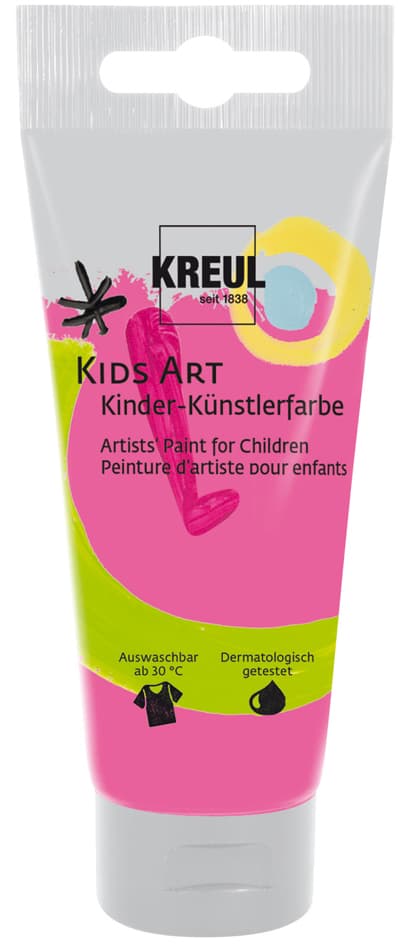 Kreul Kids Art Kinder-Künstlerfarbe, 75 Ml, Neonpink