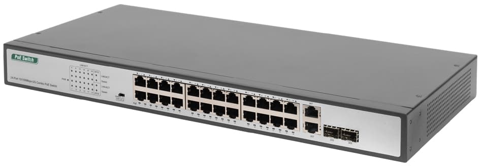 Digitus 19, Fast Ethernet Poe Switch, 24-Port, Unmanaged