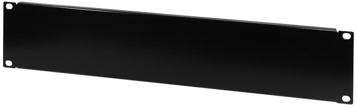 Logilink 19, Blindplatte, 2 He, Schwarz (Ral9005)