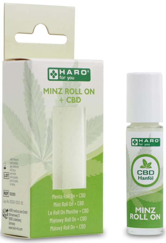 Haro Minz-Roll-On + Cbd, 10 Ml Stift
