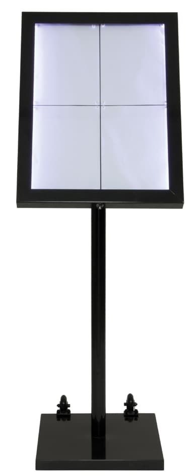 Securit Led-Schaukasten Black Star, 4 X Din A4 Seiten