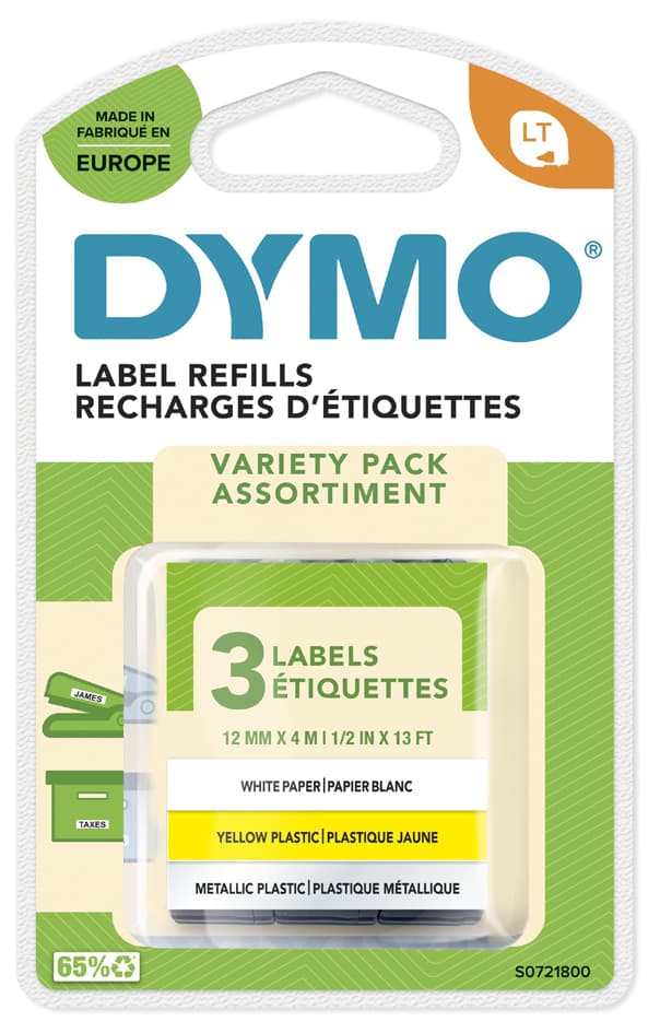 Dymo Letratag Schriftbandkassette, Starter Pack