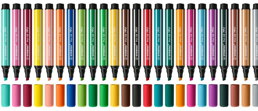 Stabilo Fasermaler Pen 68 Max, Grün