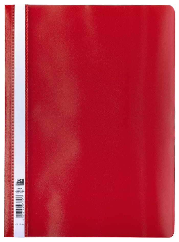Oxford Schnellhefter, Din A4, Pp, Rot