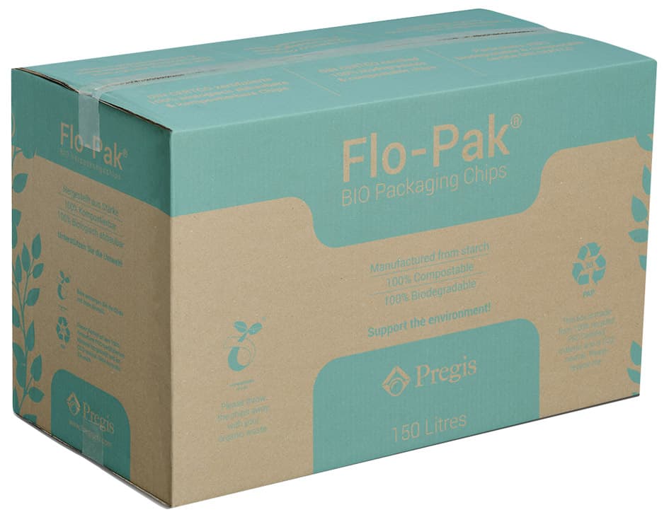 Happel Füllmaterial Flo Pak Bio 8, Im Karton, 150 Liter
