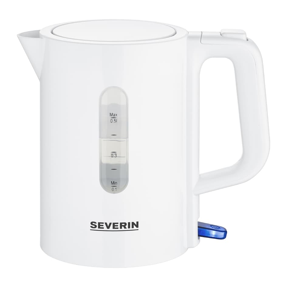 Severin Reise-Wasserkocher Wk 3462, 0,5 Liter, Weiß