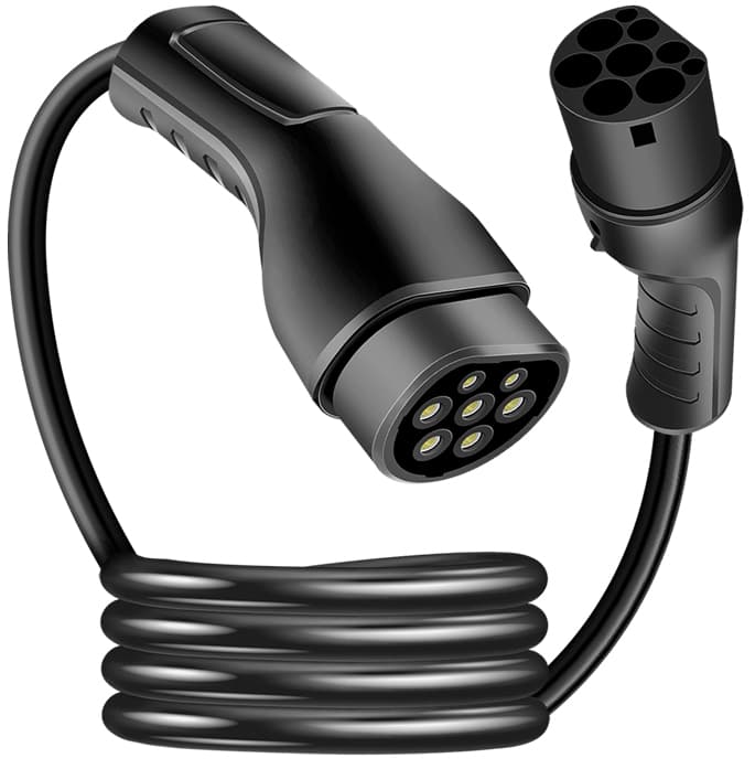 Logilink E-Auto-Ladekabel, Typ 2, 3-Phasig, 22 Kw, 2,5 M
