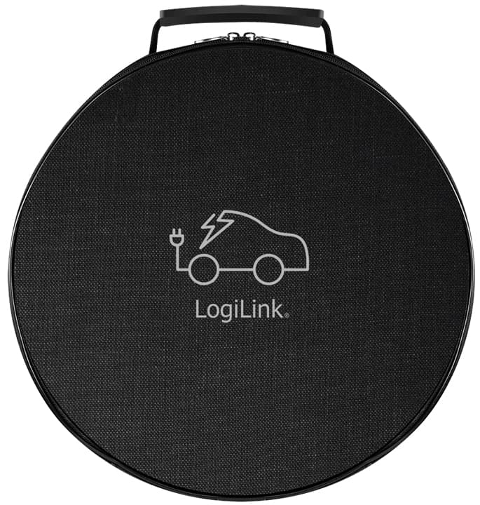 Logilink Schutztasche Für Auto-Ladekabel, Rund, Nylon