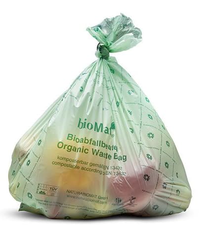 Biomat Bio-Abfallbeutel, 30 Liter, Grün