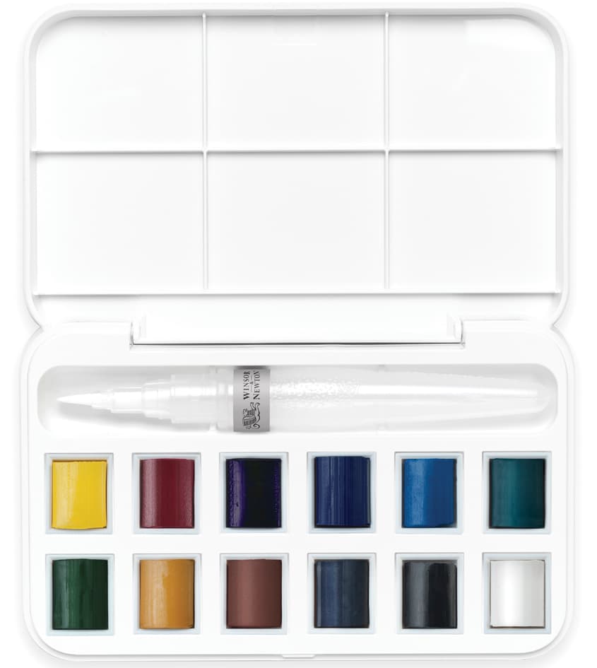 Lefranc Bourgeois Winsor & Newton Cotman Brush Pocket Set
