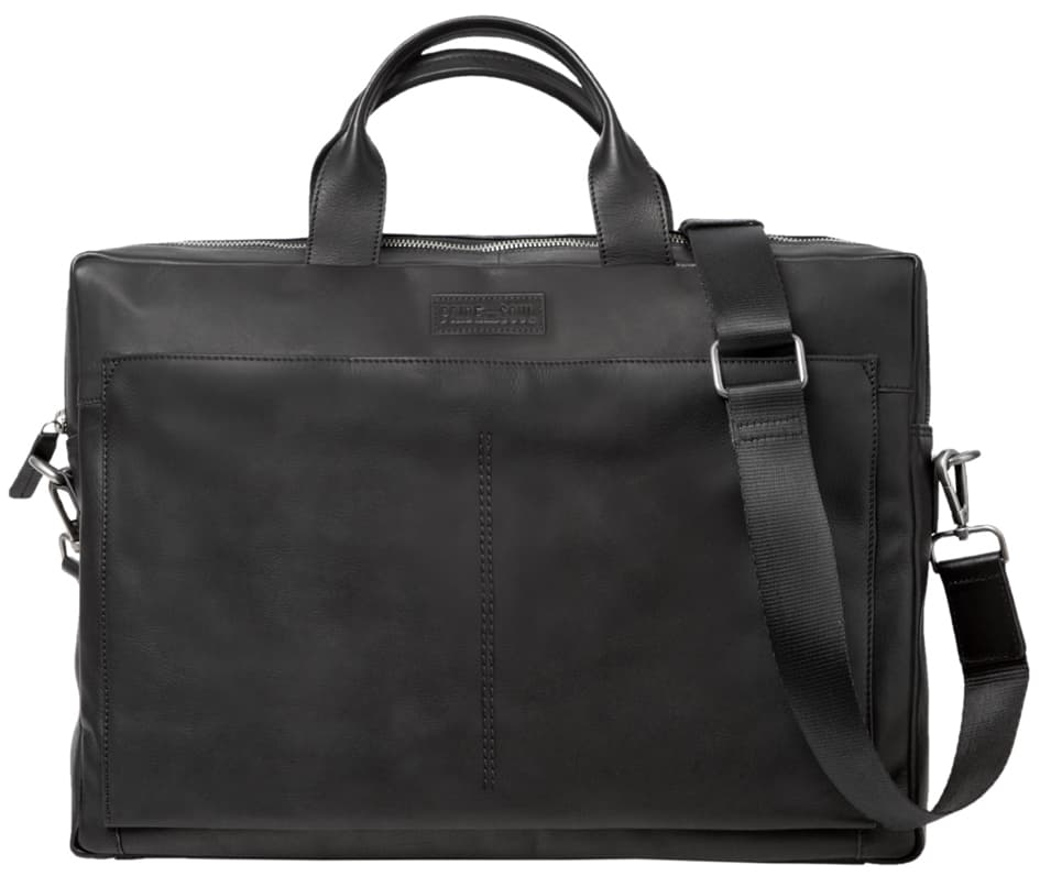 Pride&Soul Notebook-Tasche Mover, Leder, Schwarz
