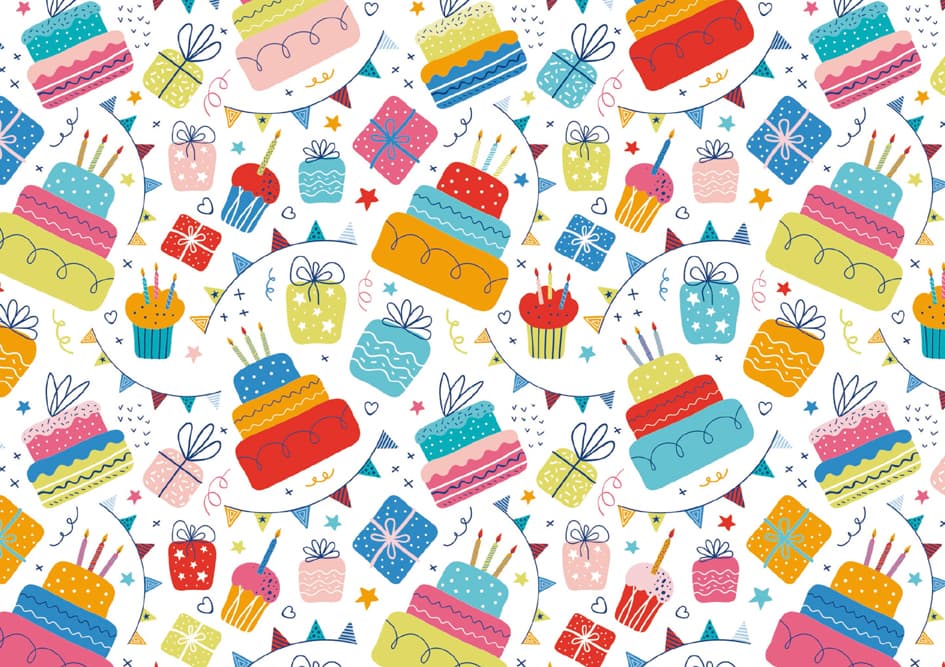 Susy Card Geschenkpapier , Let, S Celebrate, , Auf Rolle