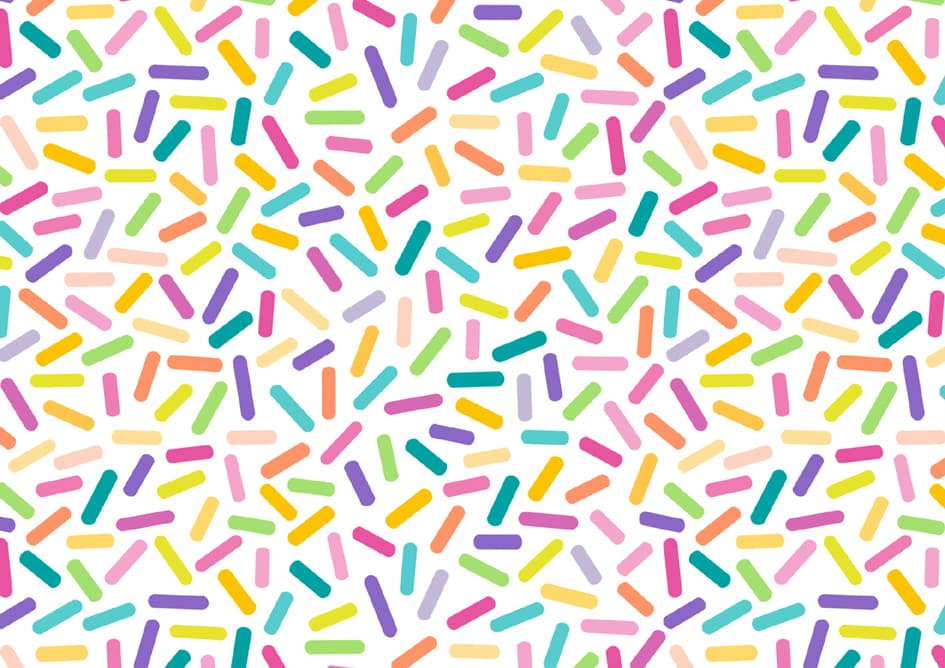 Susy Card Geschenkpapier , Sprinkles White, , Auf Rolle