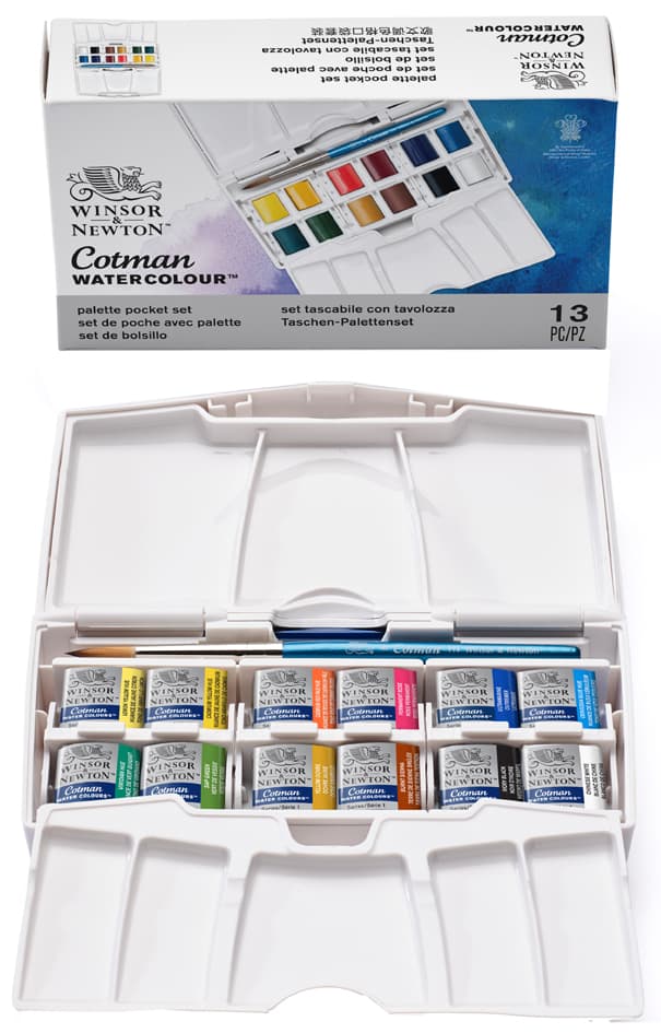 Lefranc Bourgeois Winsor & Newton Cotman Pocket Plus Set