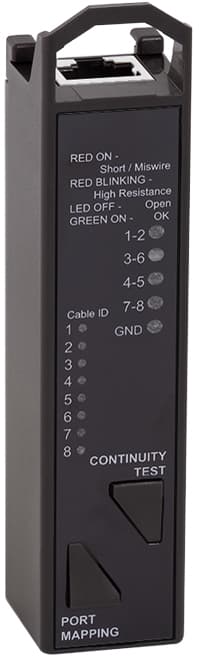 Logilink Netzwerk-Kabeltester 3-In-1, Schwarz