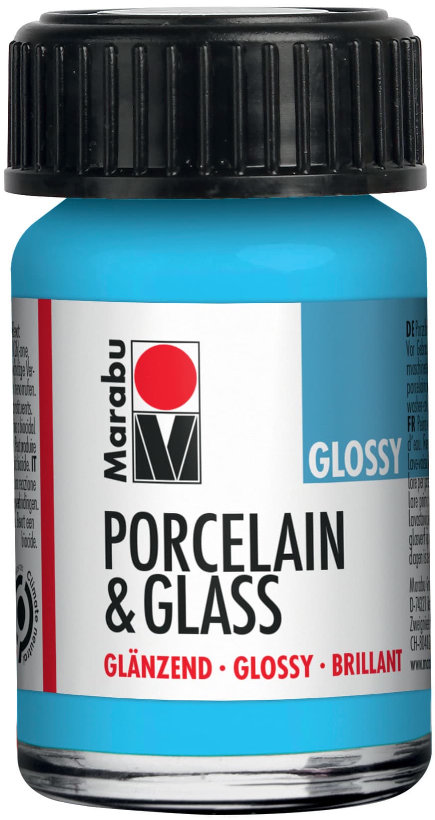 Marabu Farbe , Porcelain & Glass, , Glänzend, 15 Ml, Enzian