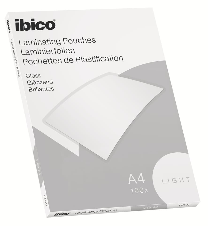 Ibico Basics Laminierfolientasche, Din A3, Glänzend, 150 Mic