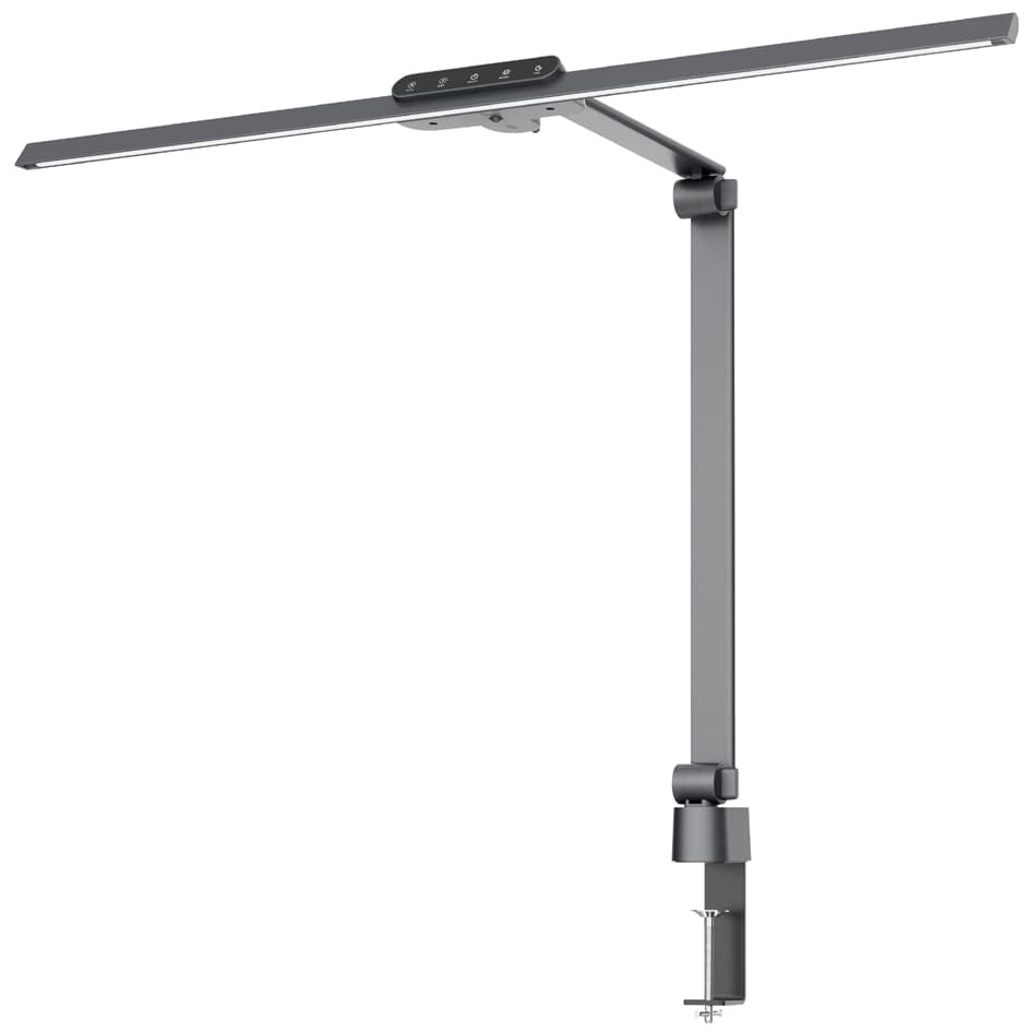 Hansa Led-Tischleuchte , Flow, , Mit Klemme, Anthrazit