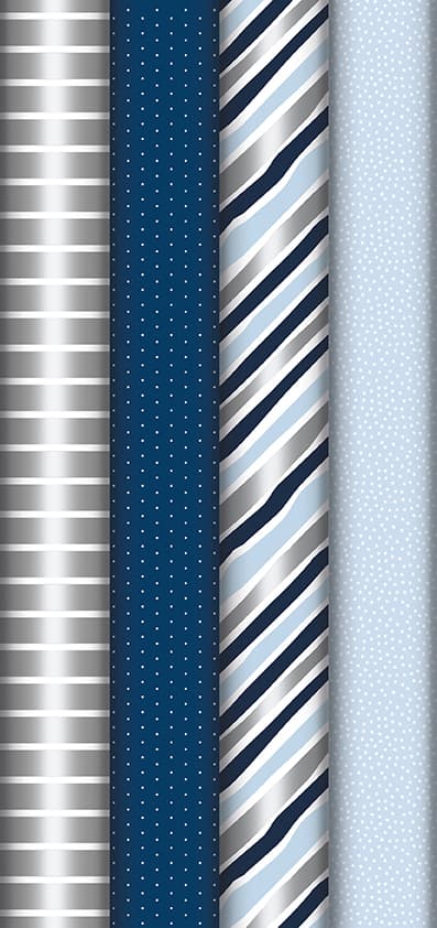 Clairefontaine Geschenkpapier , Excellia Blau, , Im Display