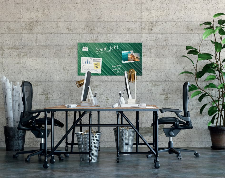Sigel Glas-Magnettafel Artverum Design Palm Leaf, (B)910 Mm