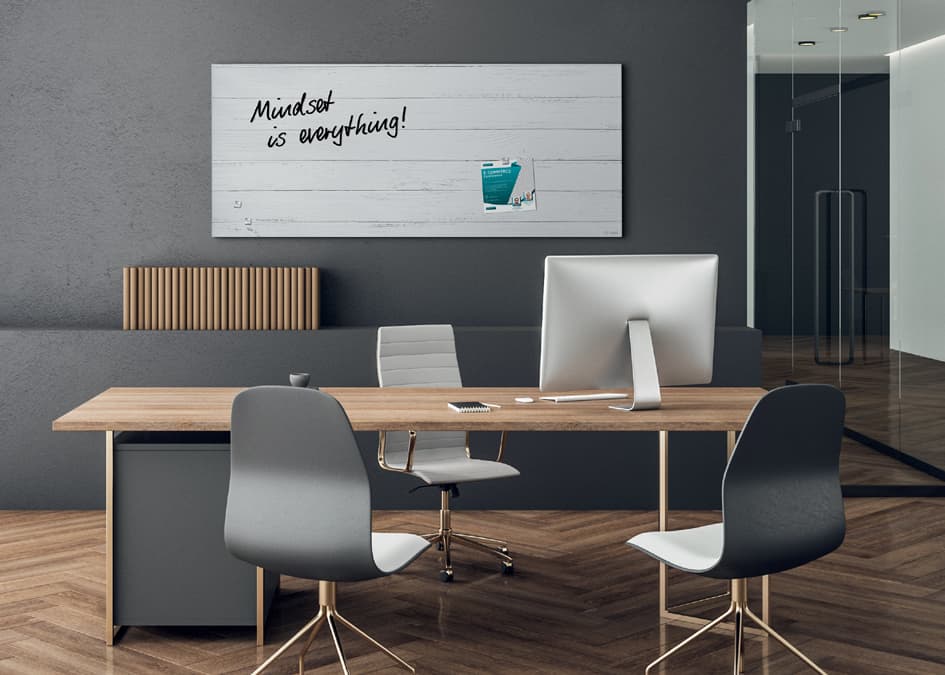 Sigel Glas-Magnettafel Artverum Design White Wood