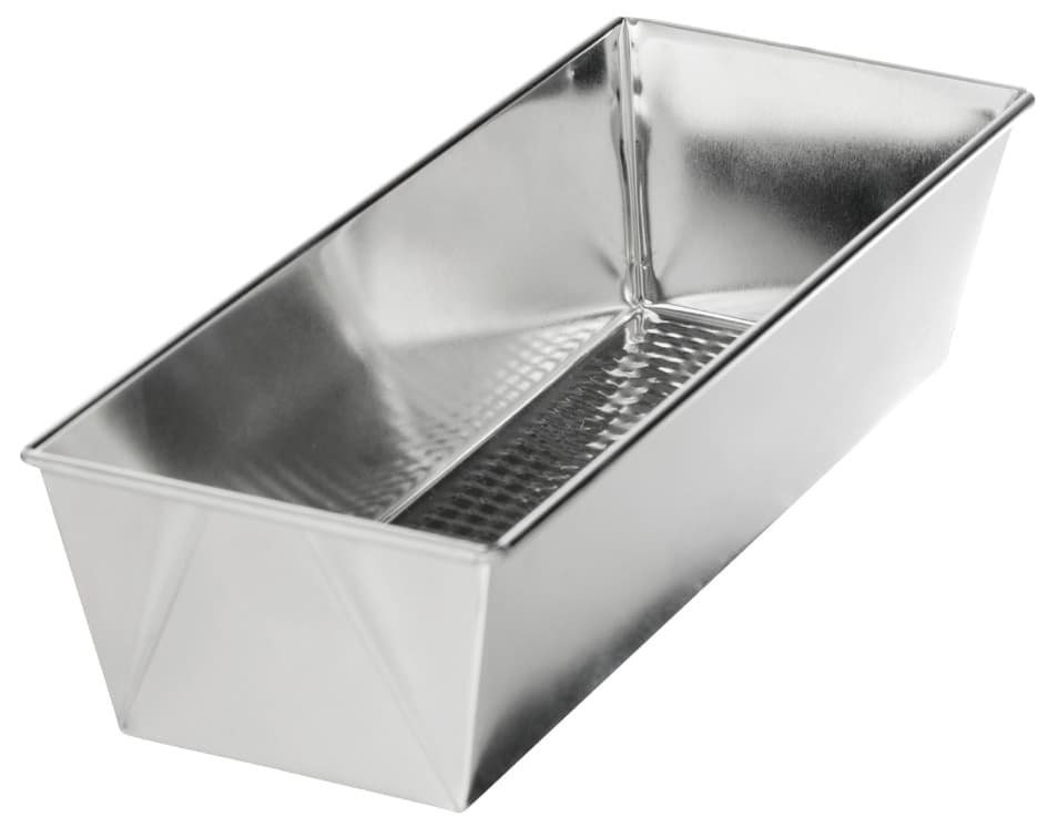Gastromax Kastenbackform, Aus Weißblech, 1,7 Liter, Silber