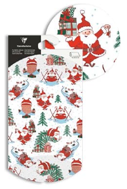 Clairefontaine Weihnachts-Geschenketui , Weihnachtsmann,
