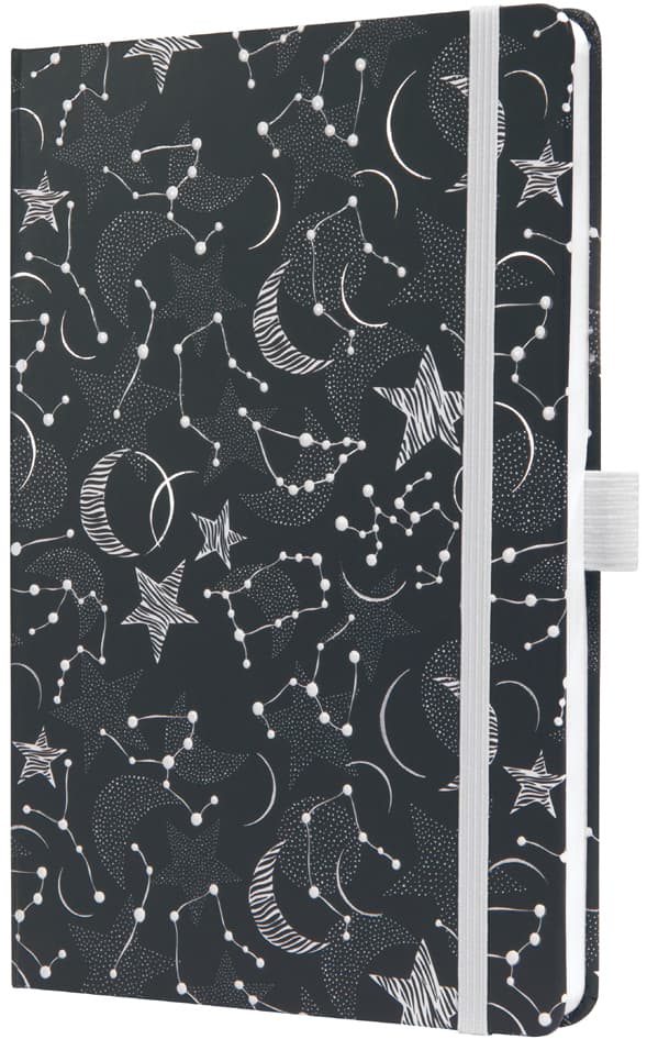Sigel Notizbuch Jolie Beauty , Cosmic Fantasy Black, , Din A5