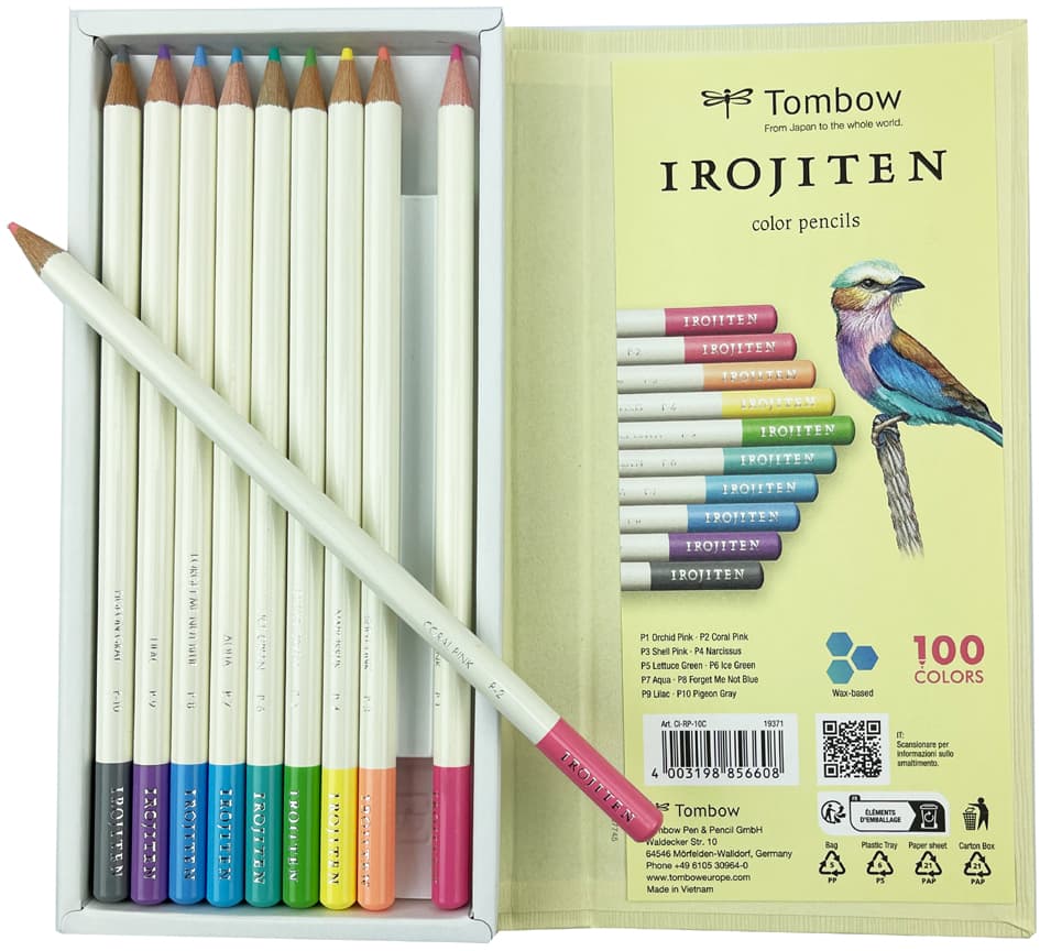 Tombow Buntstift Irojiten , Volumen 1, , 10er Set