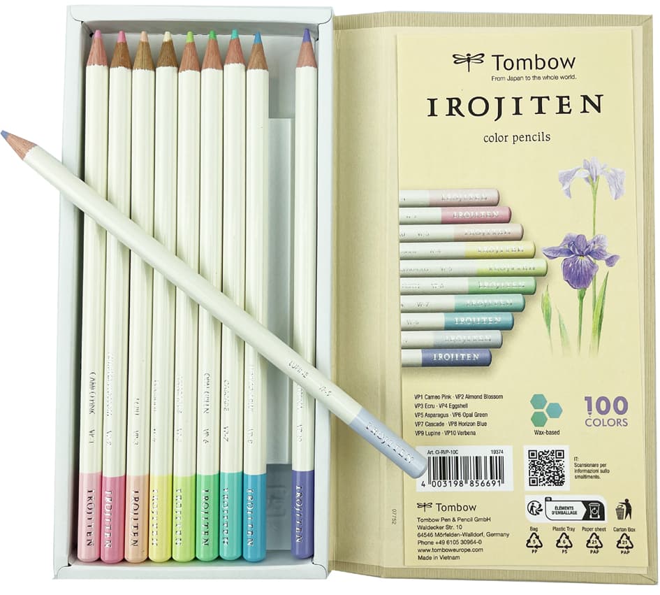 Tombow Buntstift Irojiten , Volumen 8, , 10er Set