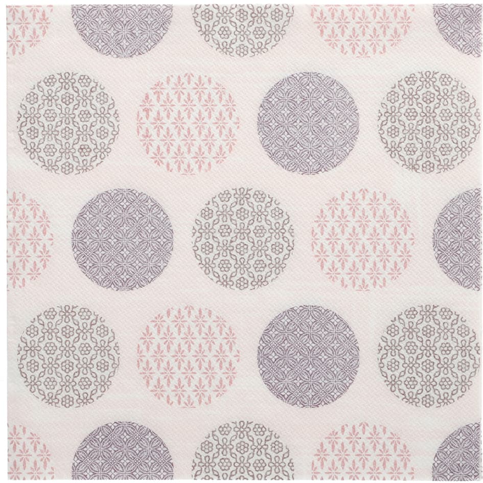 Papstar Motiv-Servietten , Royal Collection Rococo, , Rosa