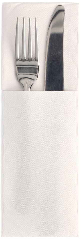 Papstar Servietten-Tasche , Royal Collection, , Weiß
