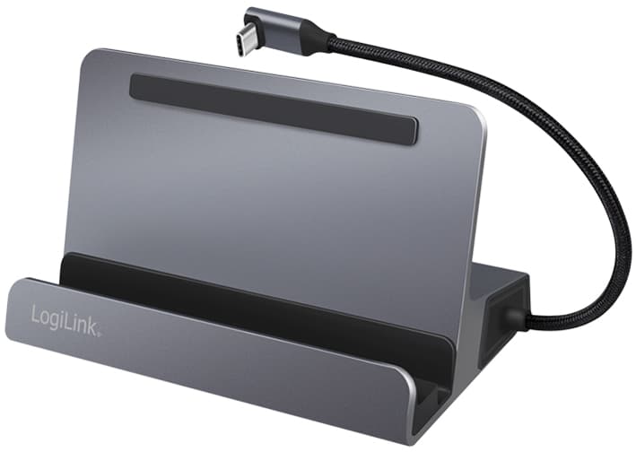 Logilink Usb 3.2 Gen1 Dockingstation Mit Halterung, 6-Port