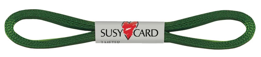 Susy Card Geschenkband , Easy, , 6 Mm X 3 M, Dunkelgrün