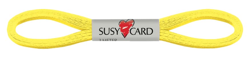 Susy Card Geschenkband , Easy, , 6 Mm X 3 M, Gelb