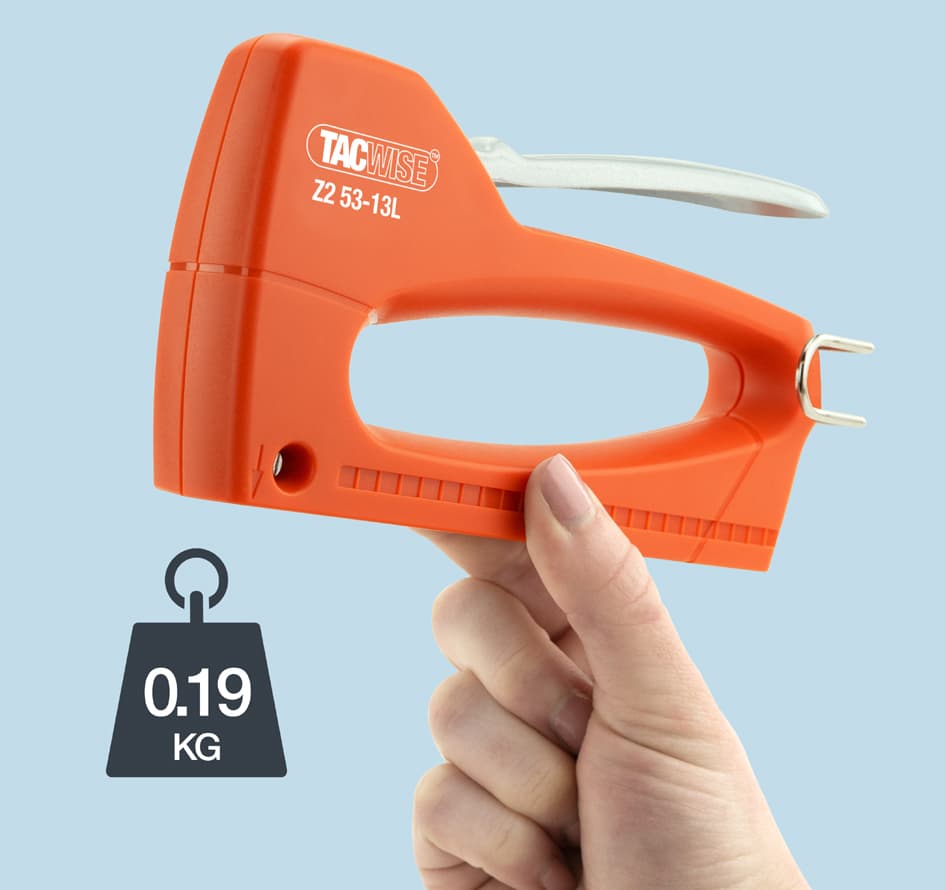 Tacwise Handtacker Z2 53-13l, Kunststoff, Orange/Silber
