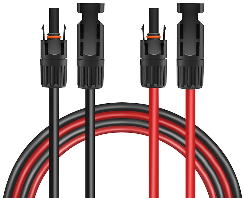 Logilink Solar-Verlängerungskabel-Set, Pvc - Pvc, 10 M