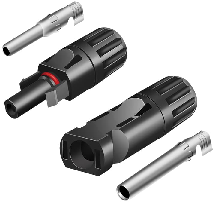 Logilink Solar-Steckerset, Pvc, Für 2,5/4/6 Qmm Solarkabel