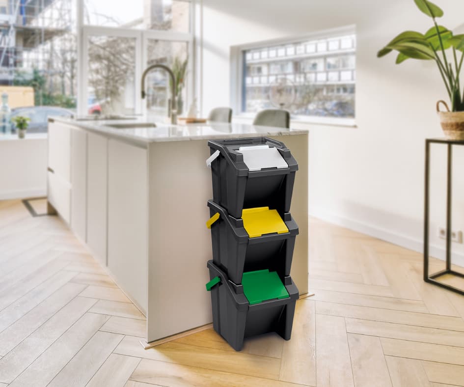 Cep Mülltrennsystem , Tower, , 30 Liter, 3er Set