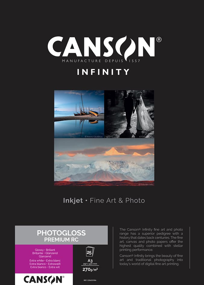 Canson Infinity Fotopapier , Photogloss Premium Rc, , A3+