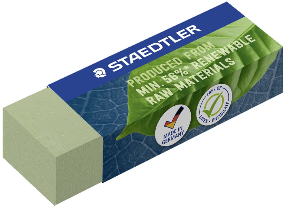 Staedtler Radierer, 43 X 19 X 13 Mm, Olivgrün