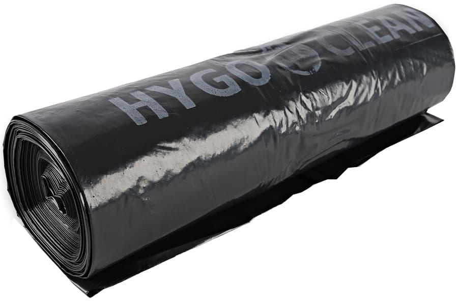 Hygoclean Ldpe-Müllsäcke, 240 Liter, 60 My, Schwarz