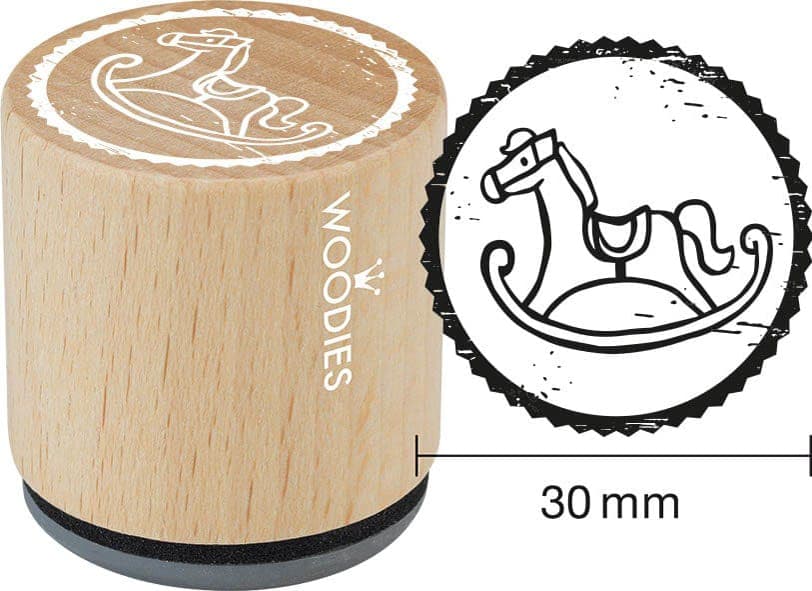 Colop Motiv-Stempel Woodies , Schaukelpferd,