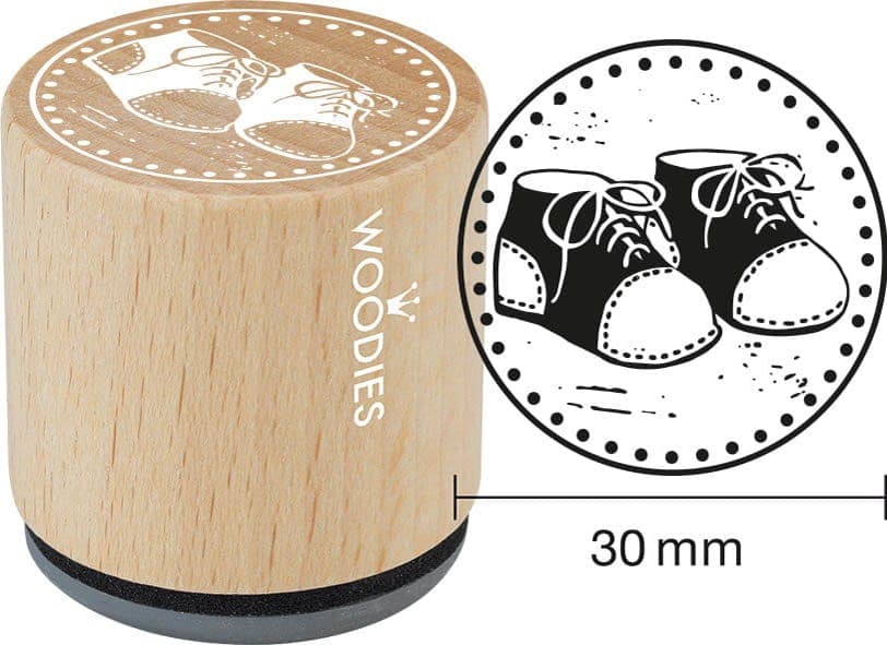 Colop Motiv-Stempel Woodies , Babyschuhe,