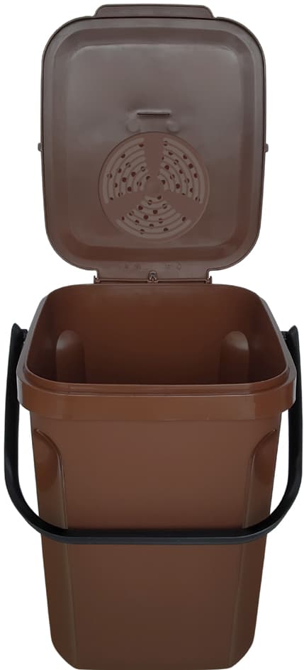 Cep Abfalleimer Für Biomüll , Organic Green, , 10 Liter, Braun