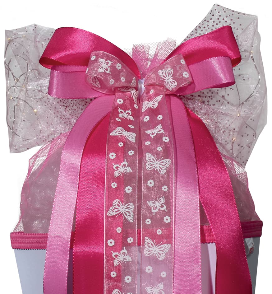 Roth Led-Schultütenschleife , Pink Glamour, , Pink